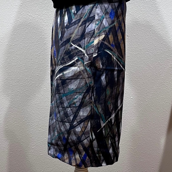 HUGO BOSS Wool Pencil Skirt the Woods Warm Soft with Slit Size 6 - Picture 4 of 12